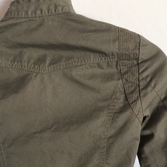 Apt. 9 Army green Cotton Blazer Size Small - Picture 4 of 12